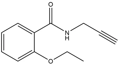 Cas#1210444 - 66 - 8|2-etoxi-N- (prop-2-ym-1-yl) bensamid